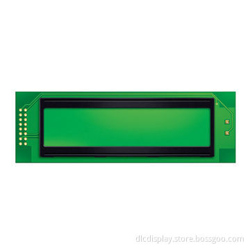 Yellow Green SNT LCD Display Module, Transflective/Positive Mode, Wide Temperature Range